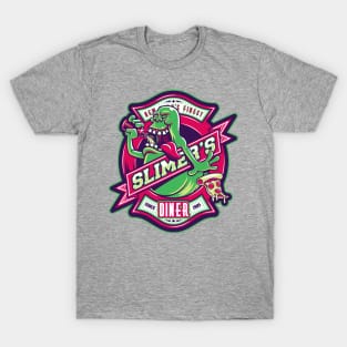 Slimer's Diner - Ghostbusters Pizza T-Shirt